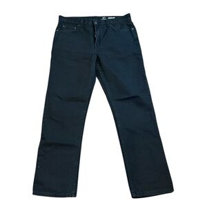 George Men's Black Regular Fit Jeans 100% cotton size 34x32